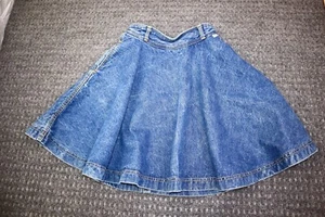 Falda de mezclilla vintage 1986 Georges Marciano para mujer Guess talla 28 hecha en EE. UU. - Imagen 1 de 19