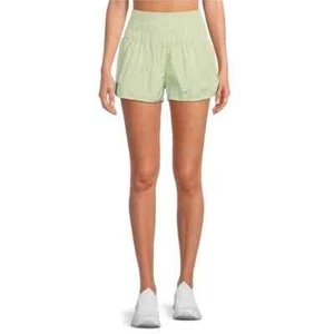 NWT! Free People FP Movement Women's Lime Green High Waist Running Shorts Sz XS - Picture 1 of 6