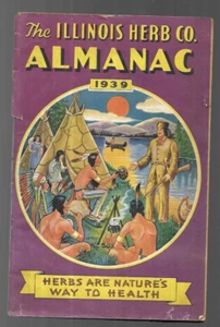 1939 The Illinois Herb Co. Almanac - Picture 1 of 7