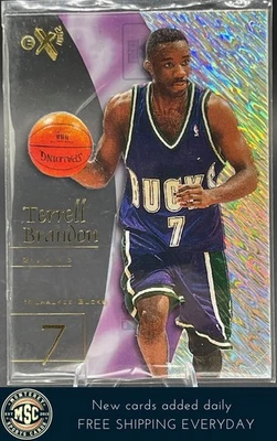 Terrell Brandon 1997-98 E-X2001 #35 Milwaukee Bucks - Image 1 of 2