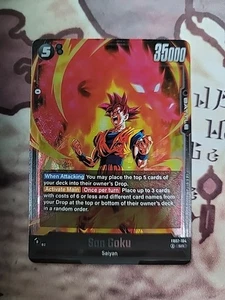 Son Goku FB07-104 SR Lámina DBS Deseo para Shenron  - Imagen 1 de 2