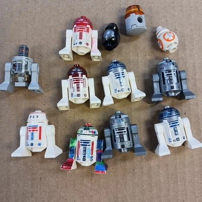 Lote de peças de minifiguras LEGO Star Wars Astromech Droid R2-D2 R5-D4 BB-8 - Imagem 1 de 4