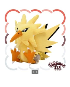 ZAPDOS FIT POKEMON CENTER PELUCHE NEW WITH TAG. - Picture 1 of 3