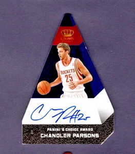 2012-13 CROWN ROYALE PANINI'S CHOICE AWARDS AUTO BLUE CHANDLER PARSONS SP #49/49 - Picture 1 of 2