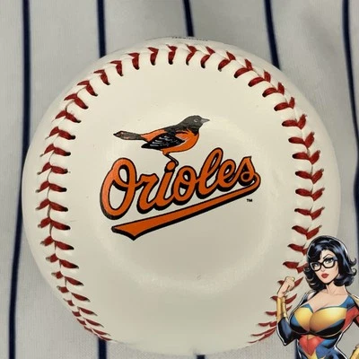 Baltimore Orioles Logo 2010 Rawlings Souvenir Baseball Ball - Image 1 of 4