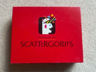 Scattergories Board Game MB 2-6 Players 1993  - Classic Red box version - VGC - Image 1 of 4