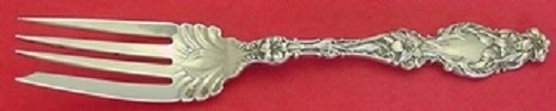 Lily by Whiting 纯银冷肉叉 4-Tine 7 5/8 — 第 1/1 张图片