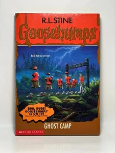 1st Print #45 Ghost Camp Goosebumps Book R.L. Stine 1996 Vintage Original Series - Picture 1 of 23