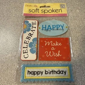 Soft Spoken Embellishments Me & My Big Ideas “ CHESTER BIRTHDAY “ Stickers - NIP - Picture 1 of 1