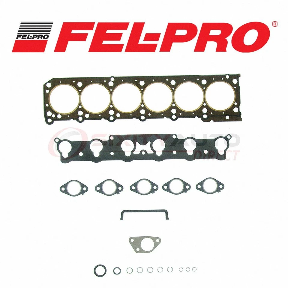 Fel-Pro Cylinder Head Gasket Set for 1990-1991 Mercedes-Benz 300SEL 3.0L L6 eu Foto 1 de 4
