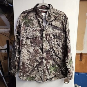 True Timber Camo Button-Up Hunting Shirt - Mens Medium - Picture 1 of 4