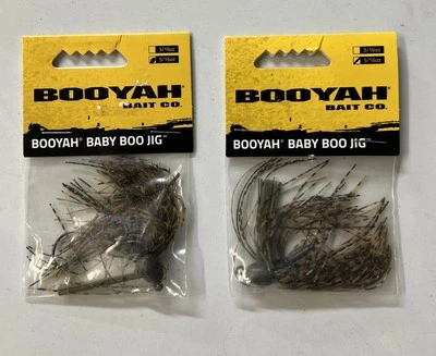 2 Boo Jig Bass Fishing Lure with Weed Guard, Green Pumpkin, Baby Boo Jig 5/16 oz - Image 1 of 2
