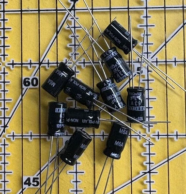 Vishay Roederstein Radial Electrolytic Capacitor 4.7uF 63v 105'c Non-Polar 50pcs