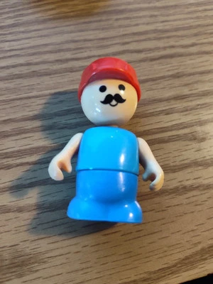 Fisher Price Little People Playskool Бензиновый Грузовик Водитель ТОЛЬКО ФИГУРКА Винтаж - Изображение 1 из 4