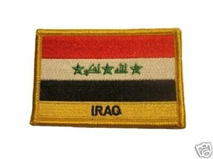Patch bandiera ricamata Iraq (il passato) - ferro da stiro o da cucire - Foto 1 di 1