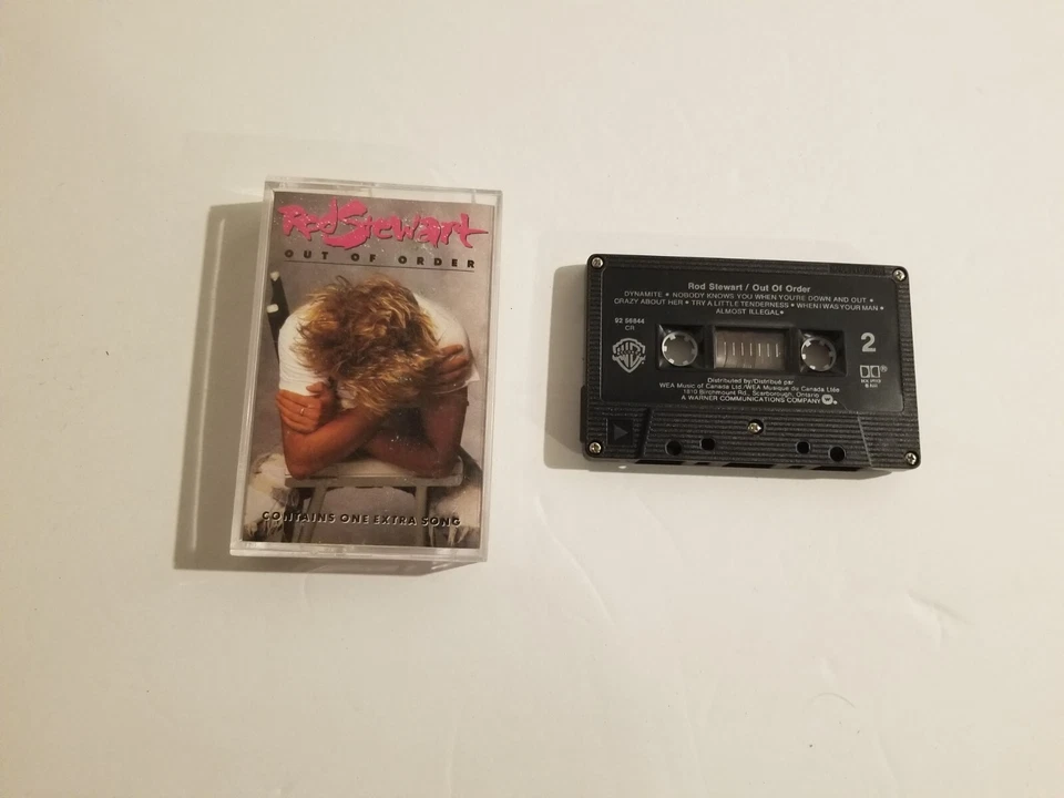 Rod Stewart - Out Of Order - Cassette Tape - Image 1 of 1