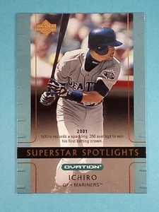 Upper Deck Ovation 2002 Ichiro Seattle Mariners #92 - Imagen 1 de 2