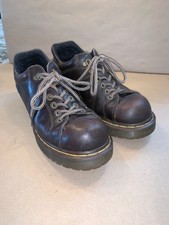 Dr. Doc Martens Brown AW004 Oxford Leather Mens Size 12 M AirWair Lace 10940