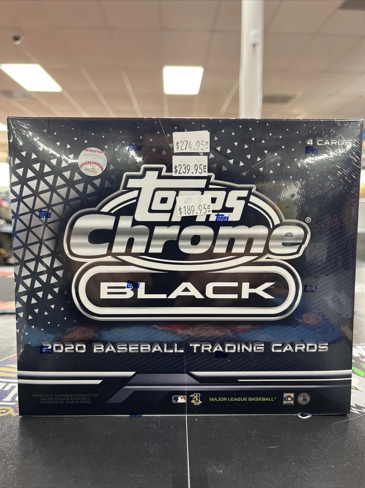 2020 TOPPS CHROME BLACK BOX Factory sealed sports card - Image 1 of 1