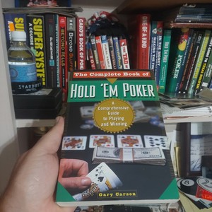 Complete Book of Hold 'Em Poker: A Comprehensive Guide, 2001 Gary Carson FS L@@K