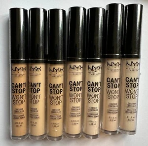 NYX CAN'T STOP WON'T STOP CONCEALER VARIOUS SHADES NEW SEALED FREEPOST UK - Picture 1 of 21
