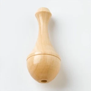 New 3 X Acorn Cord Pulls Weights Wooden Vase Shaped Used For Light Switches - On - Picture 1 of 1