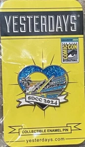 Yesterdays SDCC 2024 Exclusive Enamel Heart Pin LE 1500 - Picture 1 of 1
