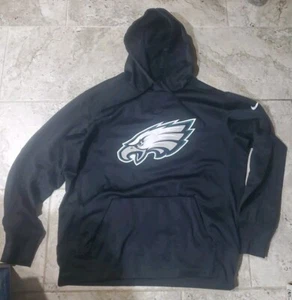 SAEET 2019 NIKE DRI FIT PHILADELPHIA EAGLES SCHWARZER HOODIE HERREN GRÖSSE LARGE - Bild 1 von 6