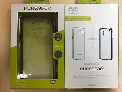 PureGear Slim Shell Case For Samsung Galaxy Note 5 Note5 Clear/Black - Image 1 of 3