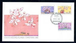 1981 Cocos Island Christmas FDC - Picture 1 of 1