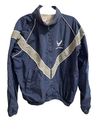 Chaqueta cortavientos de la Fuerza Aérea con capucha talla L Foto 1 de 4