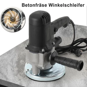 1600W Betonschleifer Betonfräse 1000-4000r/min Winkelschleifer Schleifmaschine - Bild 1 von 12
