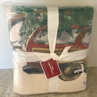 Pottery Barn National Lampoons Christmas vacation sherpa throw blanket - Image 1 of 2