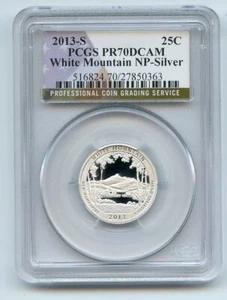 2013 S 25C Silver White Mountain PCGS PR70DCAM - Picture 1 of 1