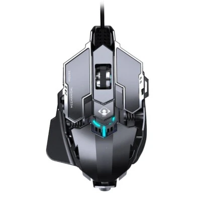 Wired Gaming Mouse 7-9 Key  12800DPI RGB Colors Adjustable Tail NEW. - Image 1 of 4