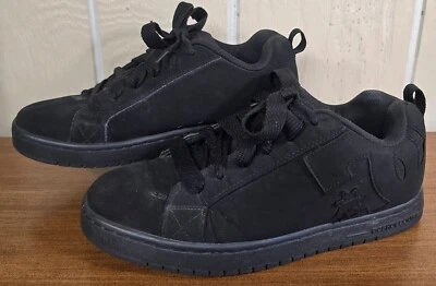 DC Shoes Court Griffik Classic Black Leather Mens Sneaker Sz US 11 - Image 1 of 4