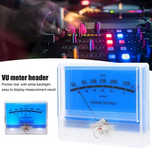 TN-90A-BGB-S0466 VU Meter Header Pointer Ammeter Level Meter Power Amplifier - Picture 1 of 18