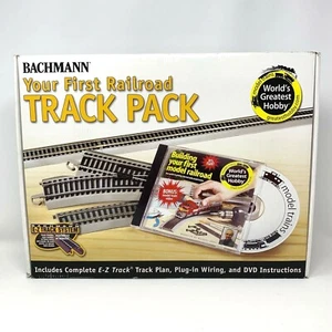Bachmann HO EZ E-Z Train TRACK PACK Model Railroad Kit - 100% COMPLETE EXCELLENT - Picture 1 of 9