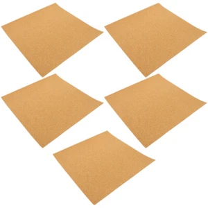  5 Pcs Soundproof Cork Paper Office Work Self-adhesive Boards Wall - Picture 1 of 12