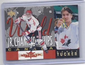 94-95 1994-95 cubierta superior Darcy Tucker Team Canadá Junior Rookie Electric Ice 503 - Imagen 1 de 1
