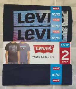 Levi's Boys Size 10/12 Two Pack Graphic T-Shirts Brand New Short Sleeve M - Picture 1 of 3