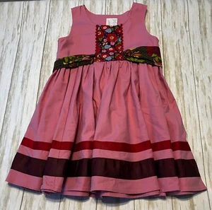 Matilda Jane Girls Paint By Numbers Fall 2013 Calypso Dress Sleeveless Size 8 - Picture 1 of 3