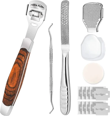 Callus Shaver, Foot Shaver Callus Remover for Feet Hand Care with Foot File, 10P - Image 1 of 4