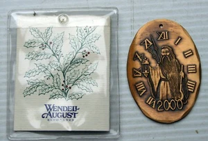 Wendell August Schmiede Bronze Y2K VATERZEIT Diogenes Anhänger~Ornament~Kettenzug - Bild 1 von 2