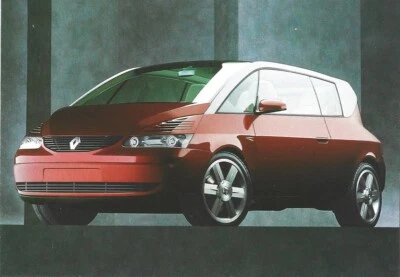 CARTOLINA / POSTCARD RENAULT Avantime - edizione speciale per Café Renault Roma - Immagine 1 di 2