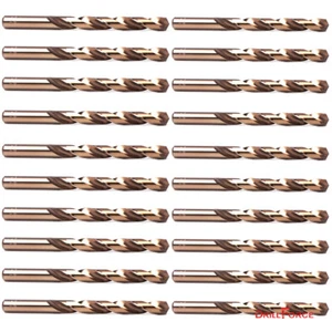 20 STCK. 13/64 Zoll Kobaltbohrer Bit Set M35 HSS Jobber Länge Drehbohrer Bits Werkzeuge - Bild 1 von 5