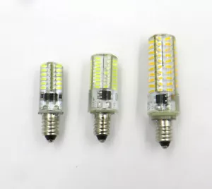 E10 Mini Base LED Light bulb 2W/4W/5W 110V/220V 48/72/80LED SMD Silicone Light - Picture 1 of 6