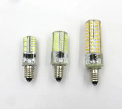 E10 Mini Base LED Light bulb 2W/4W/5W 110V/220V 48/72/80LED SMD Silicone Light - Image 1 of 3
