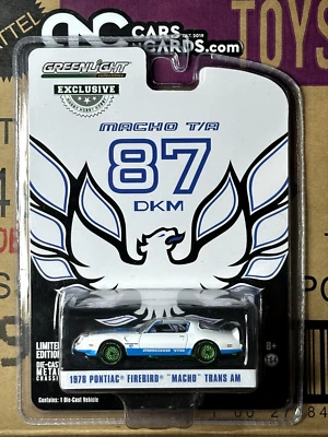 Greenlight Green Machine Chase T/A 87 DKM 1978 Pontiac Firebird Macho Trans AM - Image 1 of 2