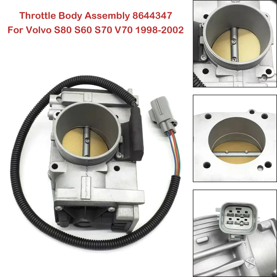 Throttle Body Assembly 8644347 For Volvo S80 S60 S70 V70 1998-2002 Foto 1 de 4